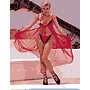 Night-Dress-Set - ND907 - 100% Polyamide